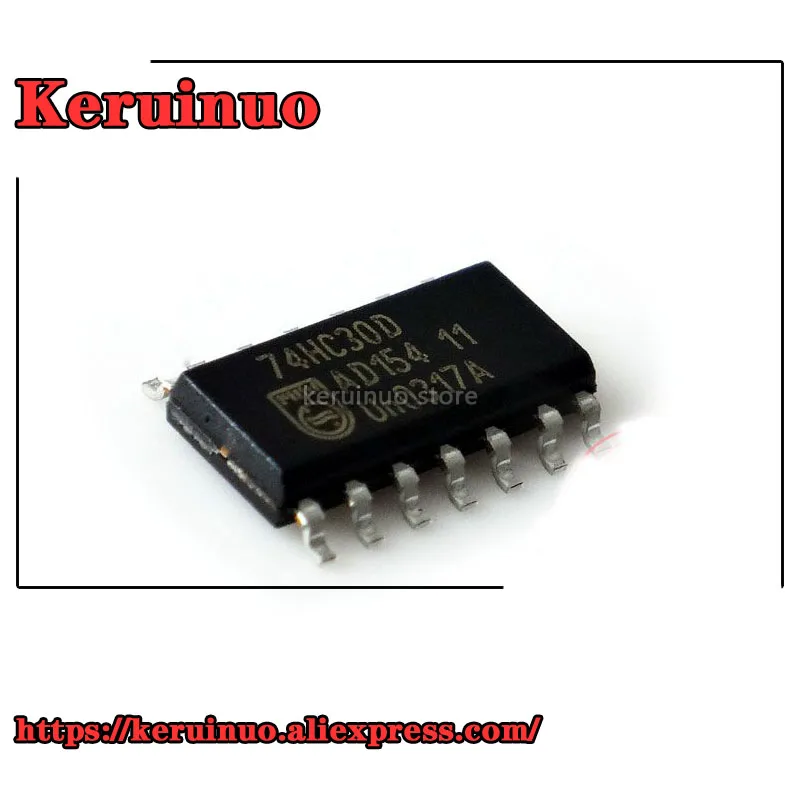 100 шт./лот 74HC30D 74HC30 SOP14 IC новый оригинальный|Аксессуары для батарей и ЗУ| |