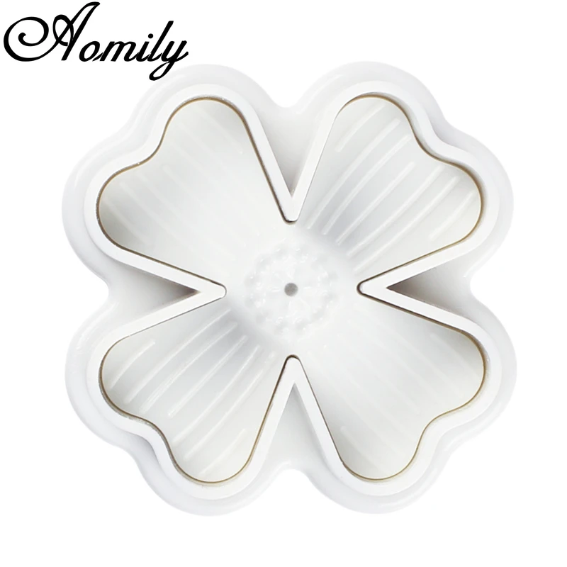 Форма для печенья Amoliy в форме клевера бисквит Фондант сделай сам резак кухонные