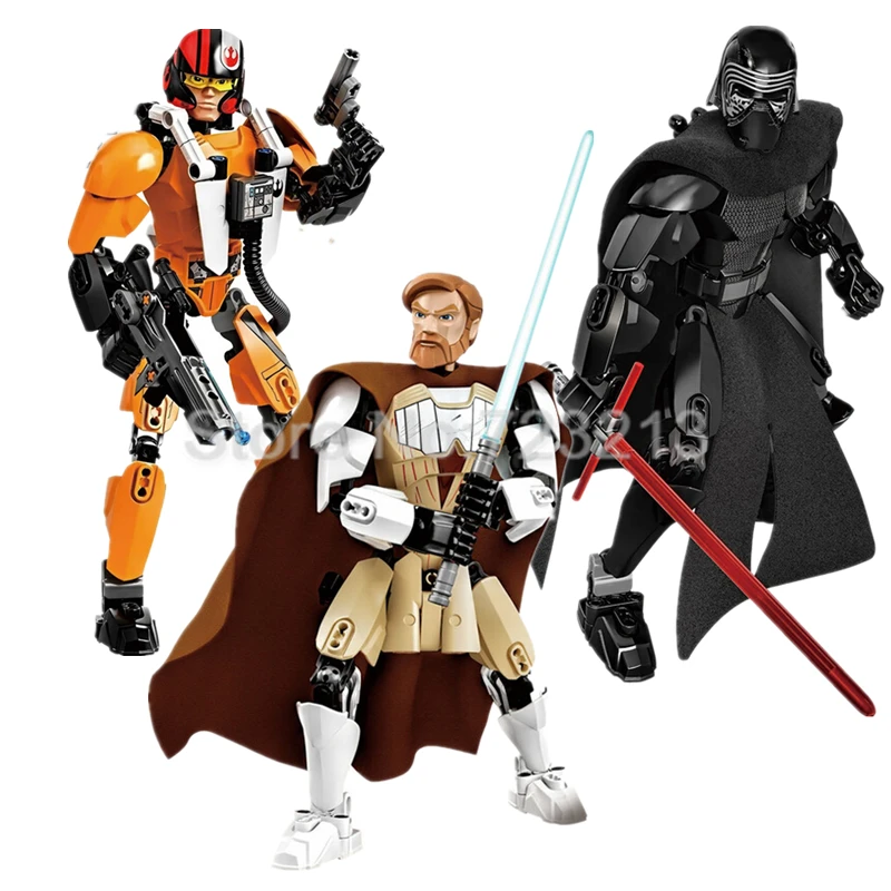 Куклы из космических войн одиночная распродажа куклы Poe Dameron Kylo Re Obi Wan Kenobi набор