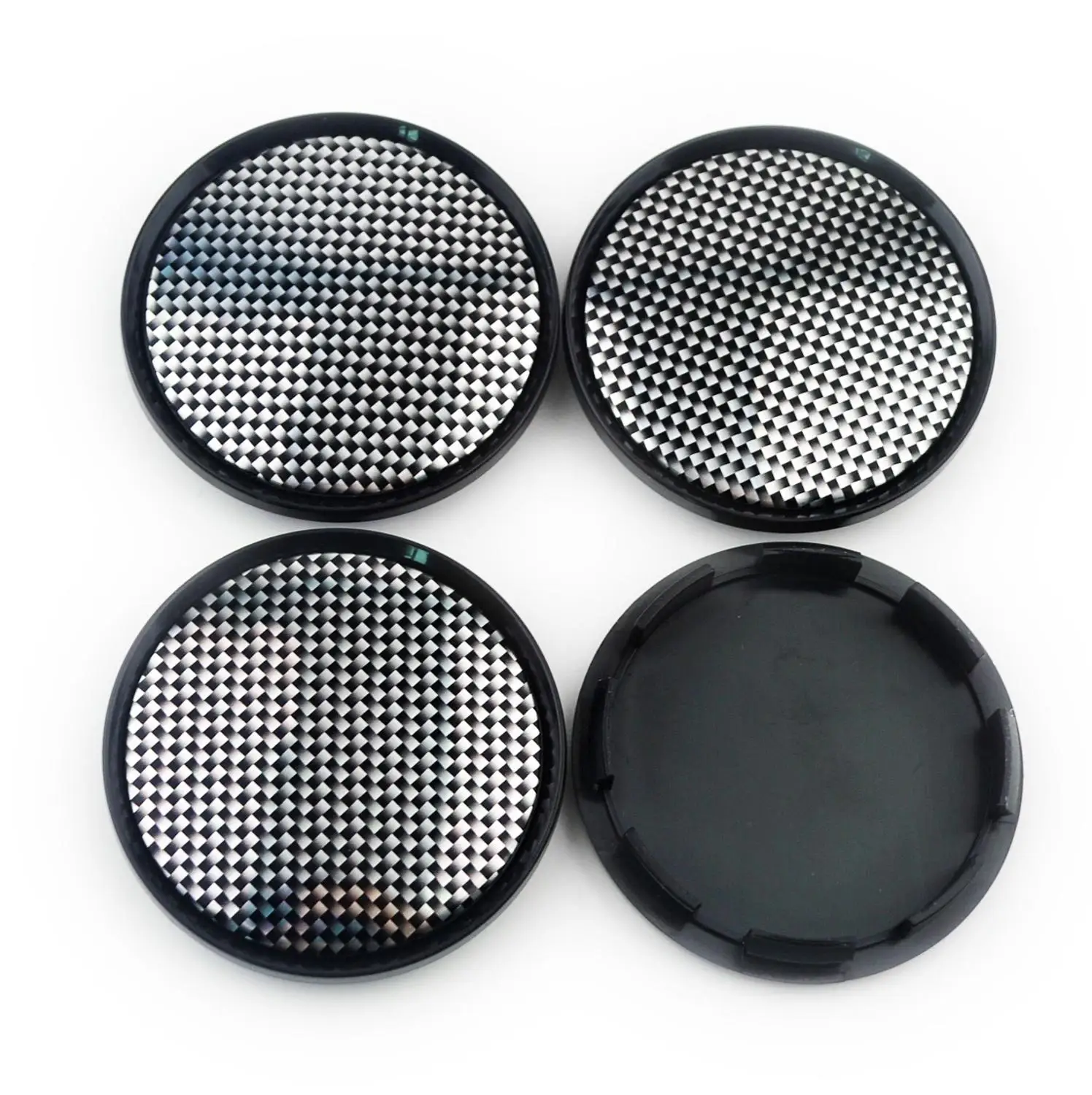 4 шт. 63 мм 57 сетка черный серебристый цвет автомобильные колеса Центральная