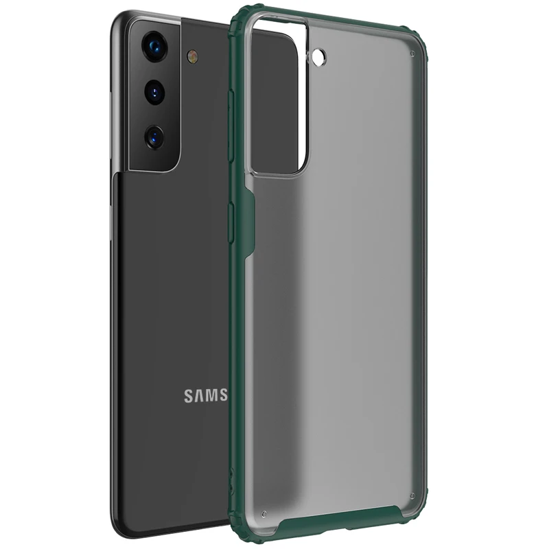 

KEYSION Matte Case for Samsung S21 Ultra S21+ S20 FE S10 Plus Transparent Shockproof Phone Back Cover for Galaxy Note 20 Ultra
