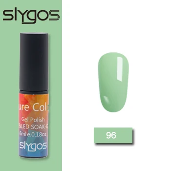 96 SLYGOS 6 мл УФ-гель для ногтей Топ УФ Led гель Осенняя Серия Тыква трава зеленый шоколад цвет Лак удаляющийся замачиванием гель лак - Цвет: 96