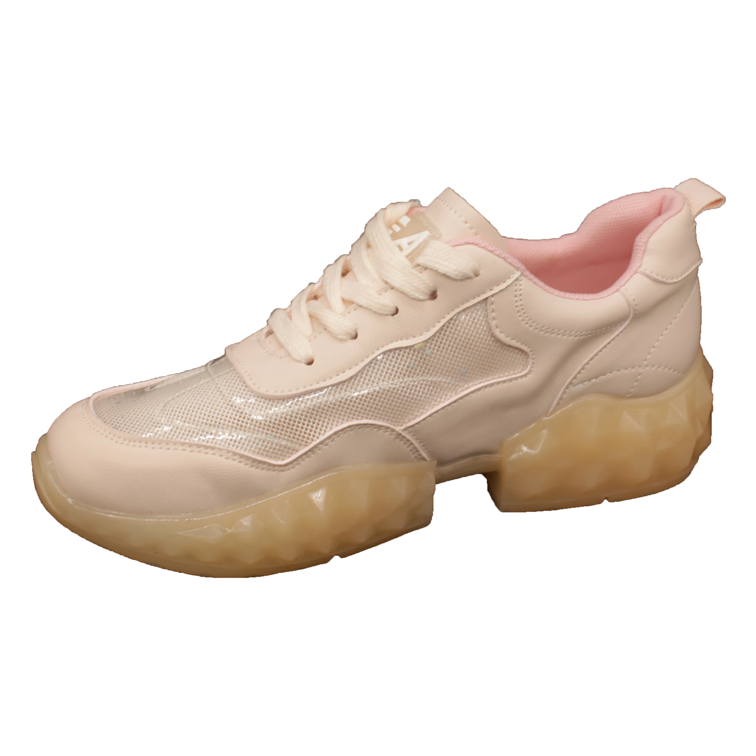 

Breathable Causal Fashion Sneakers with Thin Net Surface Transparent Sole Big Kids Girls Boys Running Sport Shoes