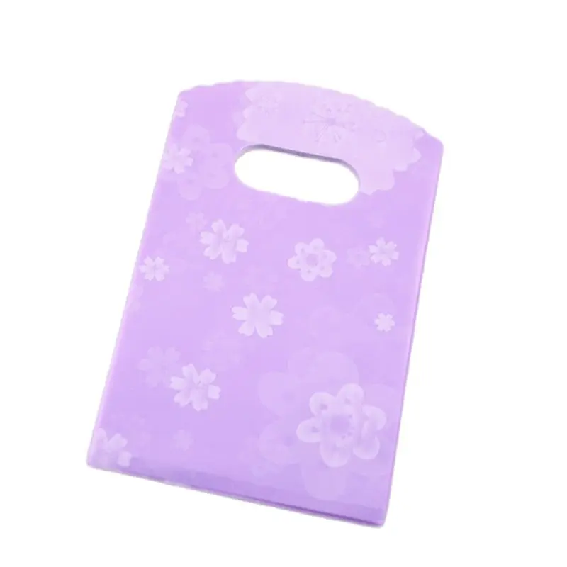 Hot Sale New Design Wholesale 50pcs/lot 9*15cm Good Quality Luxury Mini Packaging Bags Small Gift Pouches with Flower