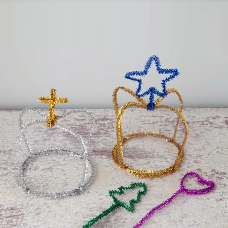 100 шт./лот плюшевые палочки многоцветные для рукоделия ручная работа палочка