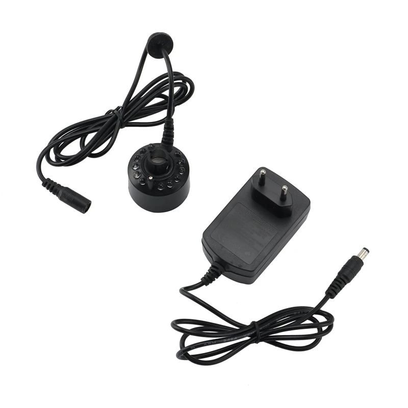Atomization Fog Machine 12 LED Mist Maker Pond Fountain Power Cable 110-240V Plug Supply Humidifier EU | Бытовая техника