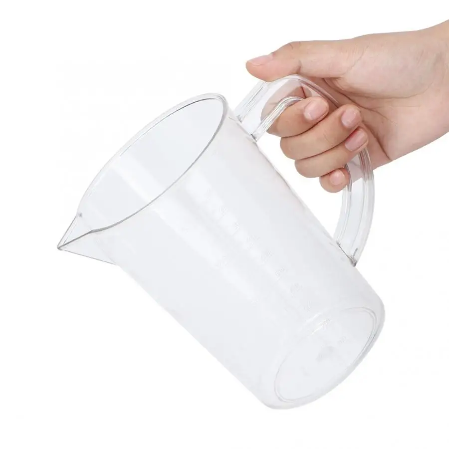 Мерный стакан акриловые мерный стаканчик кувшин прозрачный ясным масштабом