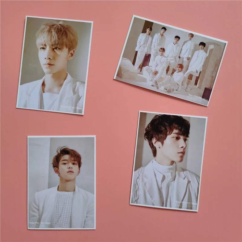 16 шт./компл. WayV новый альбом захват Луны самодельная бумажная ломо-карта