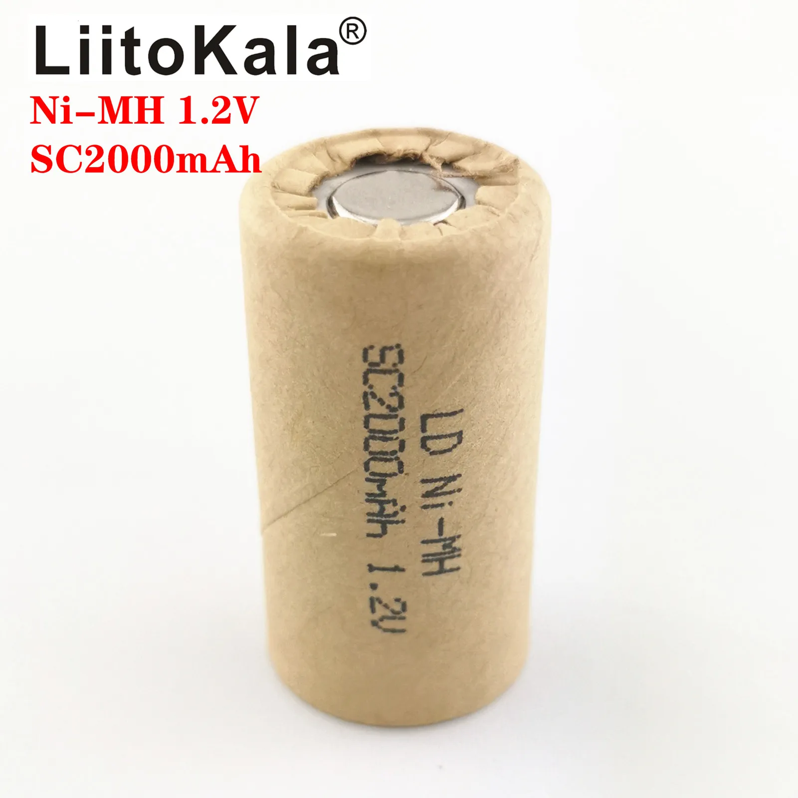 LiitoKala Ni-MH SC2000mAh 1 2 В аккумуляторная батарея NIMH Cell разряд разряда 10C-15C для