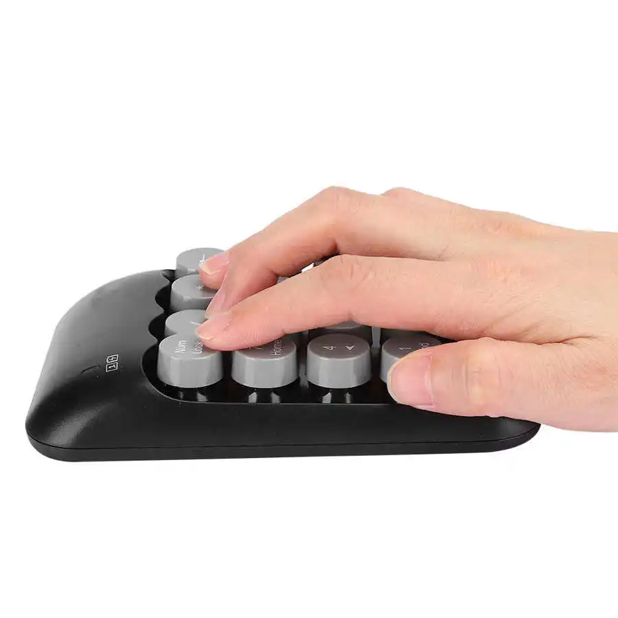 2 4G Беспроводная цифровая клавиатура портативная мини-клавиатура с 18 клавишами