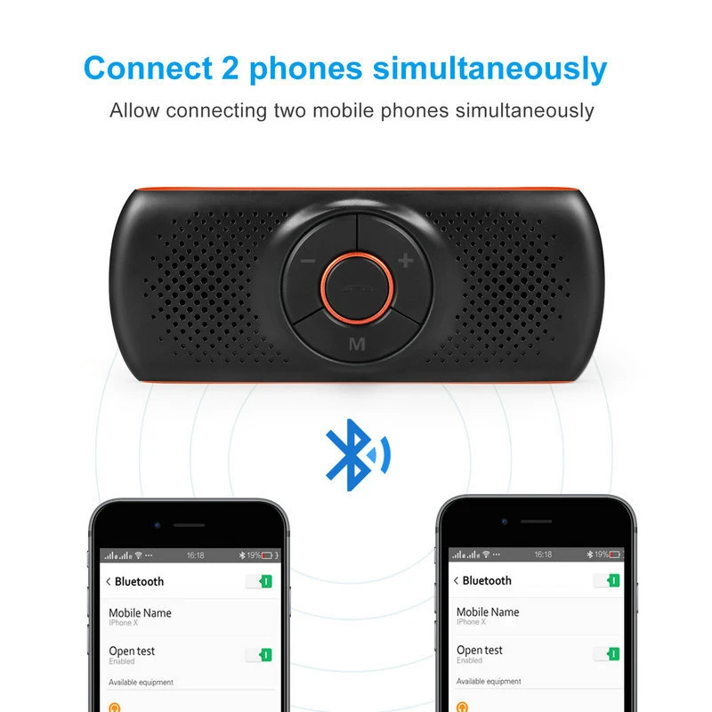 Автомобильный Bluetooth 4 2 автомобильный Громкая связь стерео музыкальный ресивер
