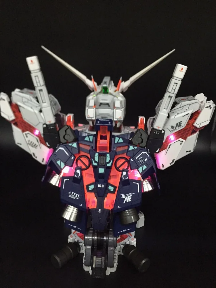 THINKEASY 1/35 RX-0 MSN-06S Sinanju Unicorn Zeta Bust Model Action Figure Sculpture Mobile Suit Assemble | Игрушки и хобби