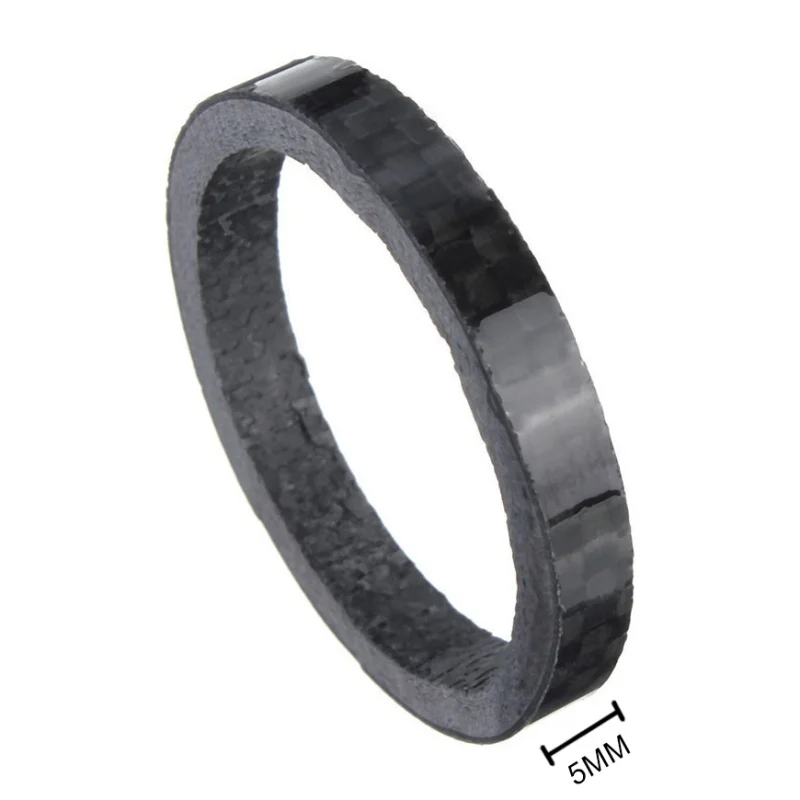 Открытый углеродное волокно велосипед фара шайба стебель прокладки для фиксации