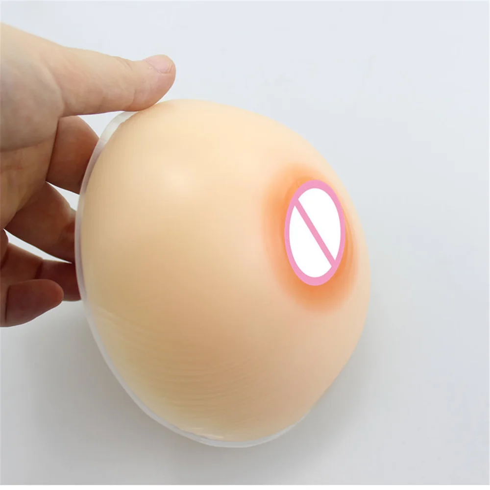 1PC Realistic Shemale Fake Boobs Meme False Breast Forms Crossdresser Boobs Silicone Adhesive Breast For Drag Queen Crossdresser