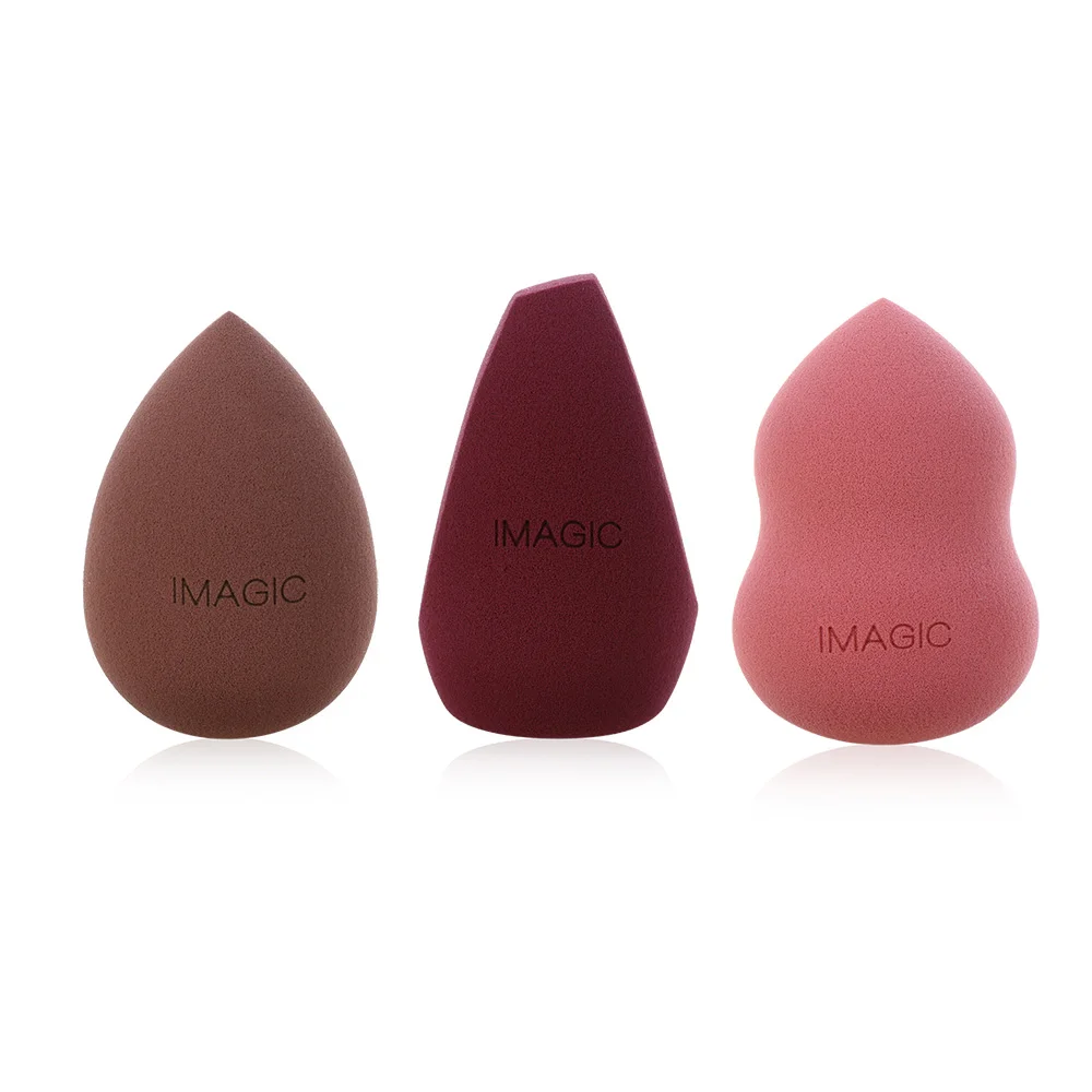3 Pcs Set A 1/3 шт., модный спонж для пудры в форме эллипса, мягкий макияж, косметический Гладкий тональный крем, тональный крем, женские косметические инструменты для макияжа - Цвет: 3 Pcs Set A