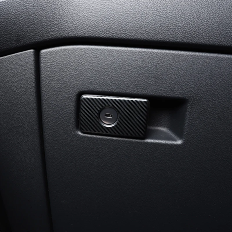 1pc SEEYULE Car Passenger Side Storage Box Switch Trim Cover Decoration Sticker Accessories for VW Volkswagen Touareg 2019 2020 |