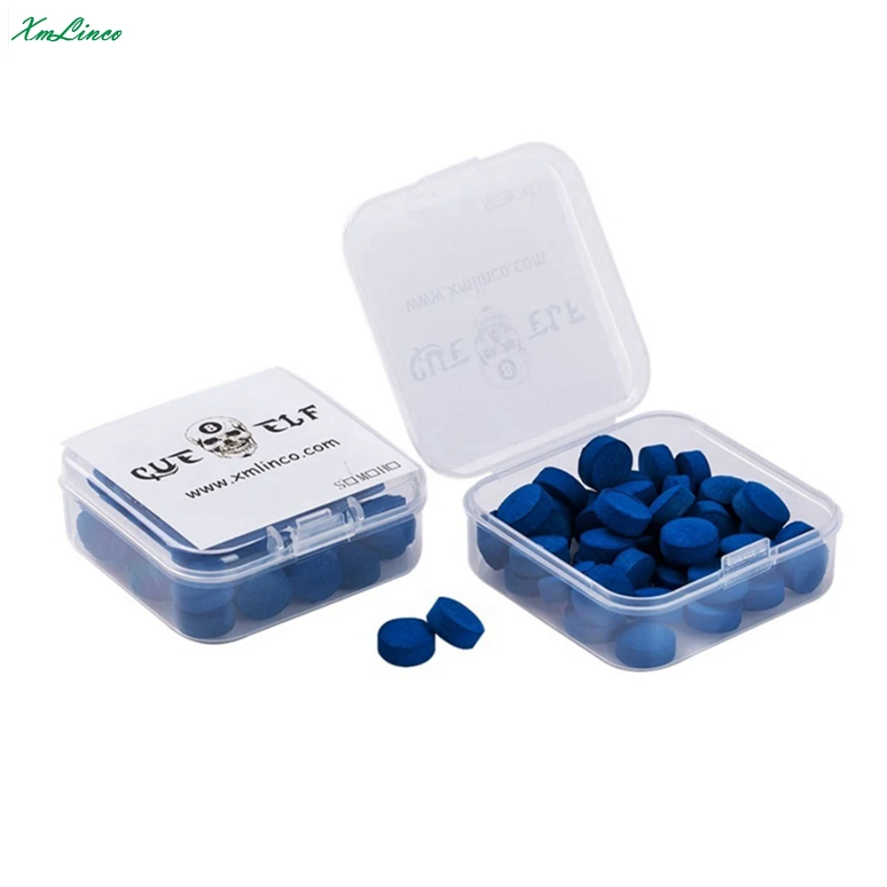 6 слоев Профессиональный 10 мм бильярдный кий наконечники синий монолаер вода