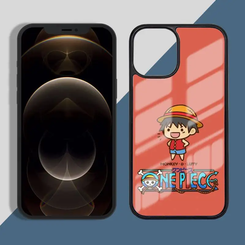 

Cartoon One Piece Luffy Phone Case PC for iPhone 11 12 pro XS MAX 8 7 6 6S Plus X 5S SE 2020 XR