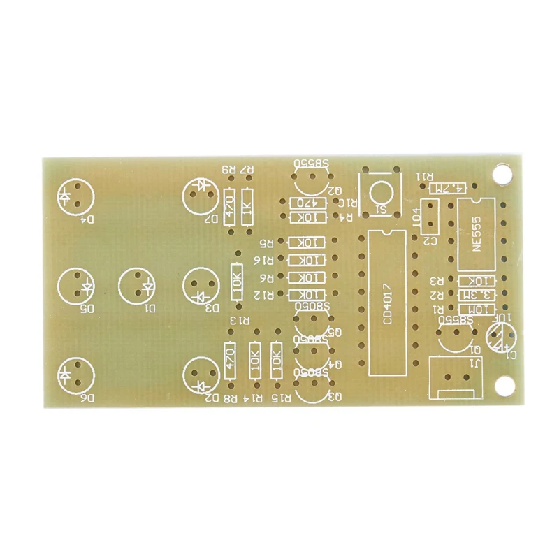 Электронные кости NE555 CD4017 DIY Kit 5 мм красные светодиоды 4 5V ICSK057A электронные Fun