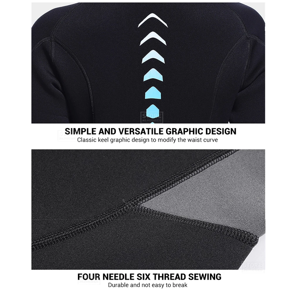 Неопреновый гидрокостюм 3 мм мужской костюм для серфинга и дайвинга комплект