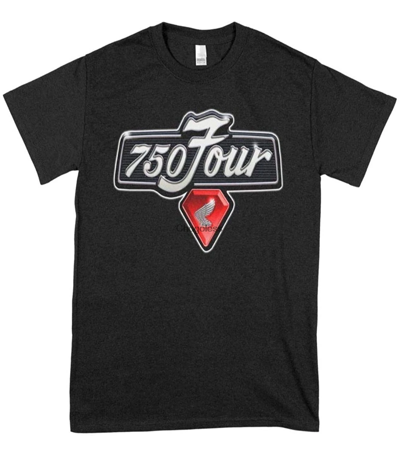 Cb750 футболка с четырьмя классическими парнями унисекс футболки дизайнерские