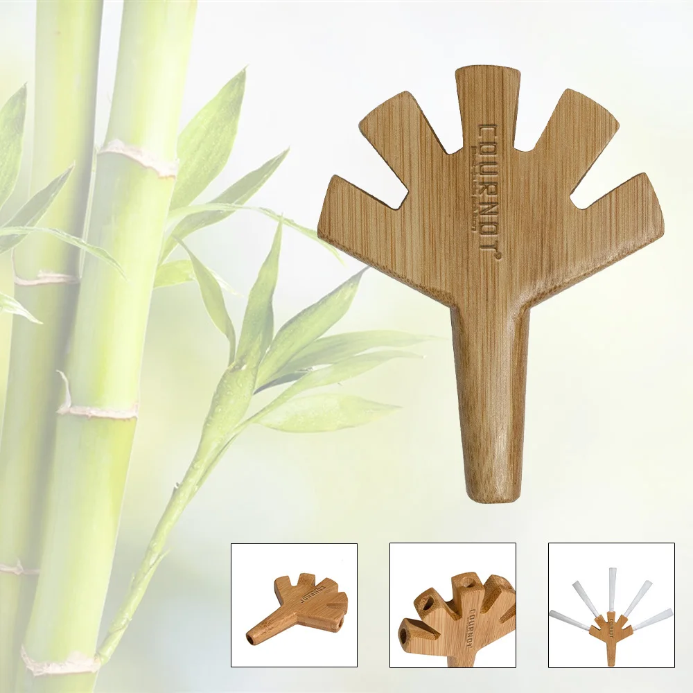 COURNOT деревянный уровень трубы пять бамбуковых курительных держателей для