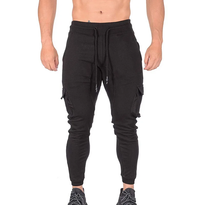 Новинка 2019 Мужские штаны для бега в стиле хип-хоп с эластичным шнурком на талии