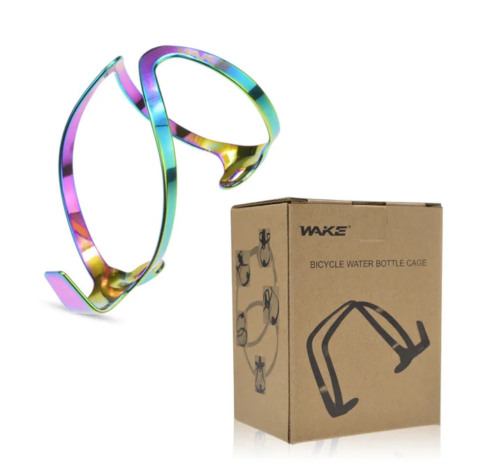 

Bicycle Water Cup Holder Gradient Aluminum Alloy Water Cup Holder Colorful Ultra-light Water Bottle Holder Riding Accessories