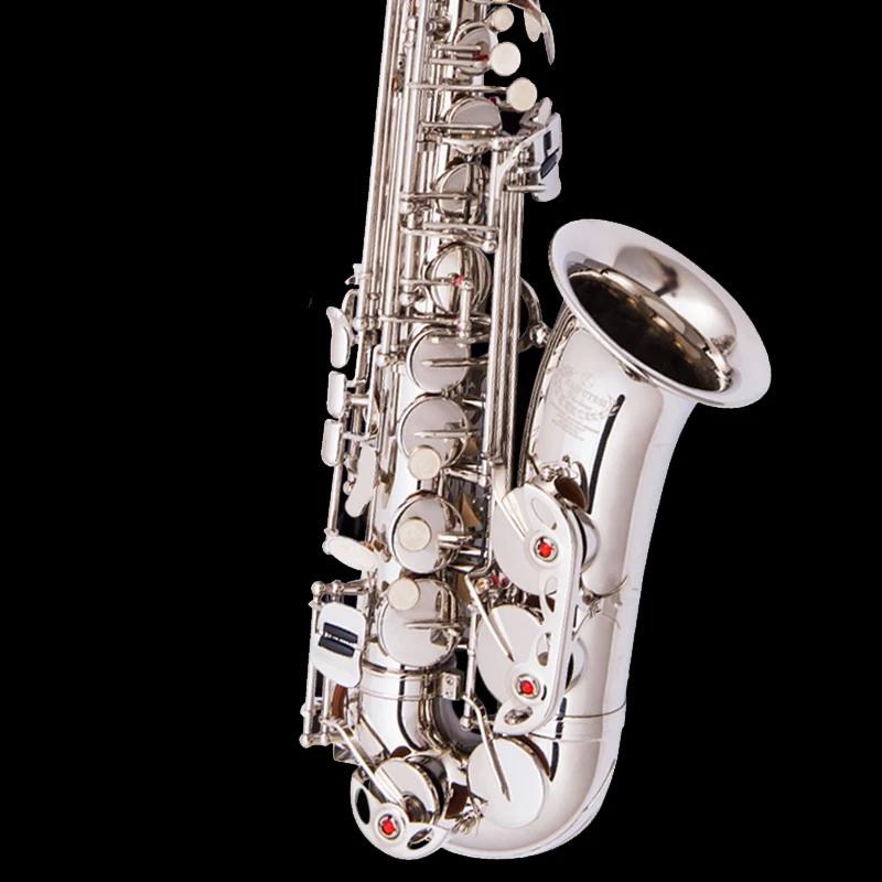 Альт-саксофон NAIPUTESI NT-E300T матовый Голубой матовый высококачественный латунный корпус альт-саксофон настраиваемый OEM с мундштуком