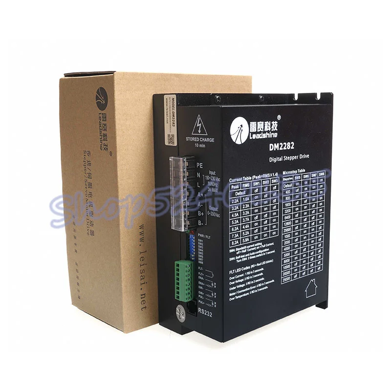 Оригинальный двухфазный цифровой шаговый Драйвер Leadshine DM2282 2 ~ 110 А 80 130 В
