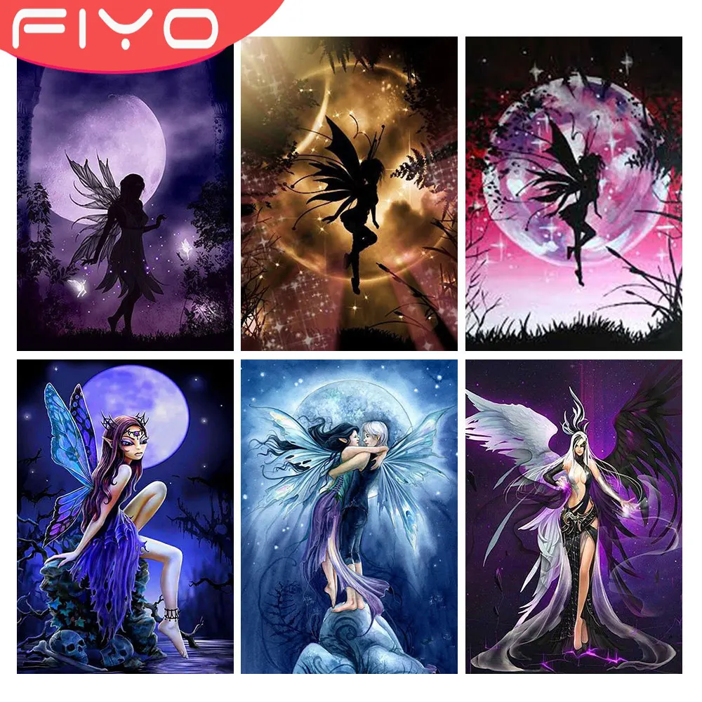 Картина из страз FIYO 5D сделай сам изображение бабочки сказочное стразы алмазная