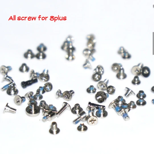 100 компл./лот полный комплект винтов для iPhone 5 5S SE 6 S 7 8 с 2 нижних DockScrew Запчасти авто