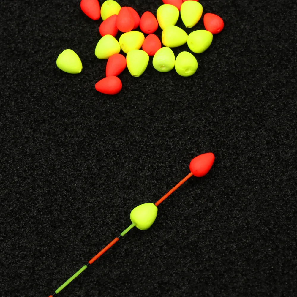 10/50/100 шт Поплавковый хвост привлекательный бобы подвижные поплавок рыболовные