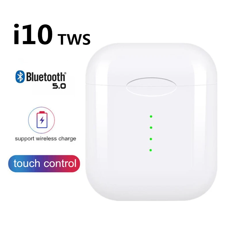 I10 tws Bluetooth наушники мини беспроводная гарнитура Спортивные Беспроводные наушники с микрофоном настоящие стерео наушники для Xiaomi iPhone Phone