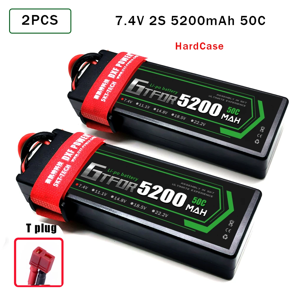 gtfdr lipo батарея 2s lipo 7000 мач 6500 мач 5200 мач 74 v 50c 60c 10