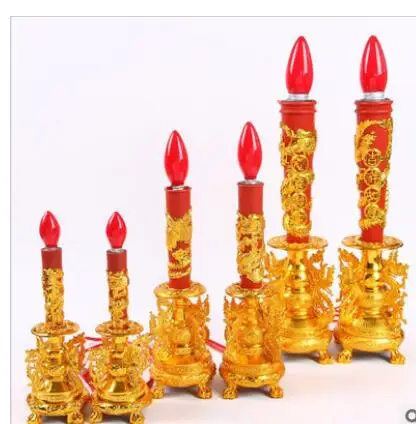 

Electrical lighting incense burner candles environmental plastic wedding dragon phoenix electronic Buddha factory outle