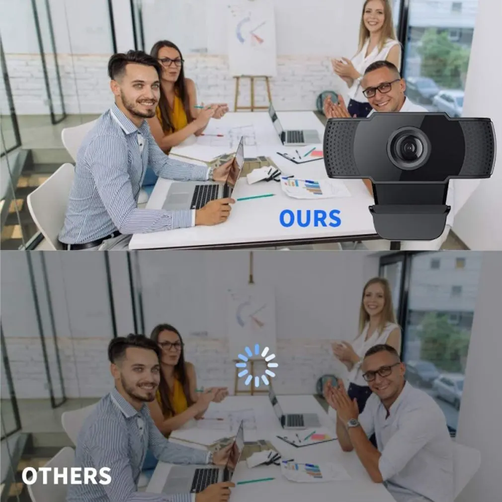 

USB Computer Webcam Full HD 1080P Webcam Camera Digital Web Cam With Micphone For Laptop Desktop PC Tablet Free shipping