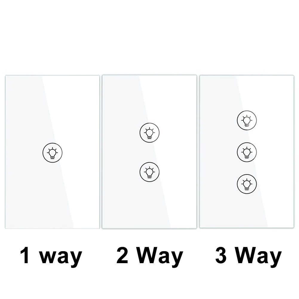 

Регулятор света Zigbee, 1/2/3 кнопочный, с голосовым управлением через приложение