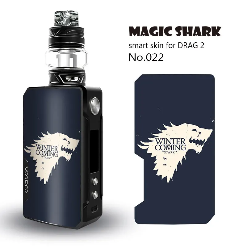 ПВХ в стиле Джокер лист Бэтмен Череп чехол с граффити Стикеры кожи для Voopoo Drag 2