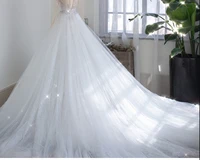 half skirt wedding detachable train fairy fluffy skirt tulle petticoat rockabilly removable bridal skirt