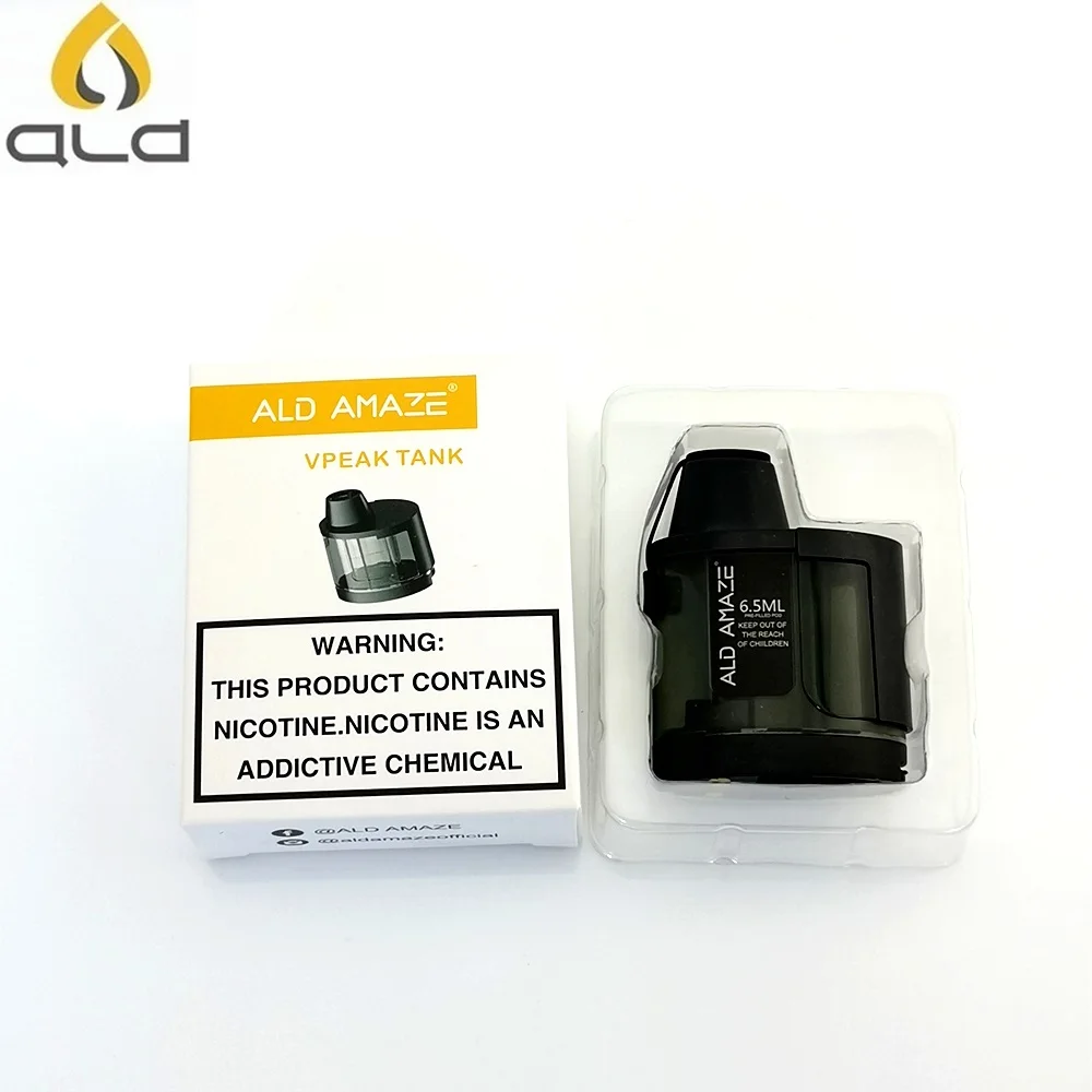 Ald Amaze VPEAK 6.5ml big tank cartridges for ALD pod system kit vape pen stick vaporizer 1100mAh all-in-one E-cigarette | Электроника