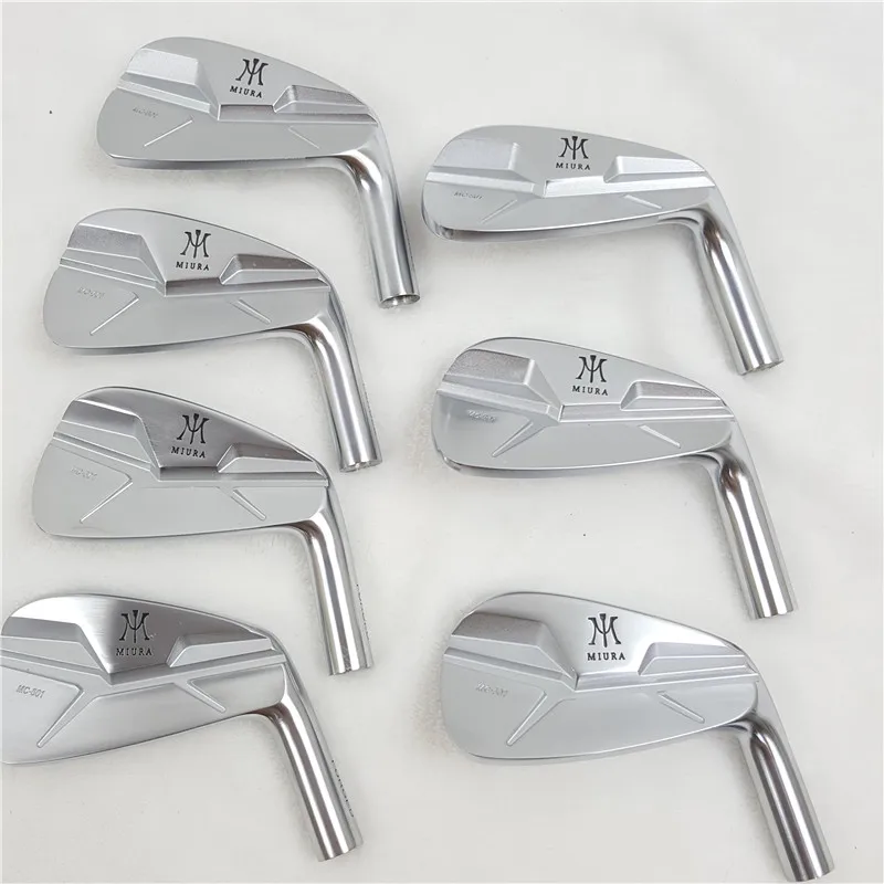 

Golf Club MiURA MC-501 Iron MiURA MC-501 Golf Iron Set Silver 4-9P R/S Flex Shaft с крышкой для головы