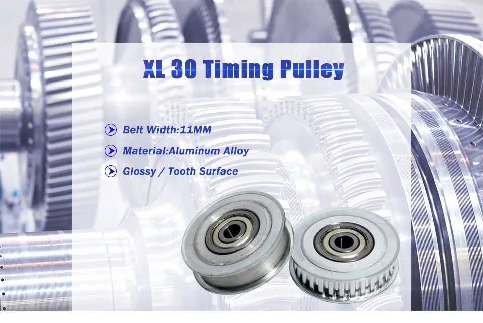 LUPULLEY XL 30T зубов холостой шкив колеса диаметр 8/10/12/15 мм алюминиевый Шестерни зубы 30 Ширина 11 мм 3D принтеры Запчасти