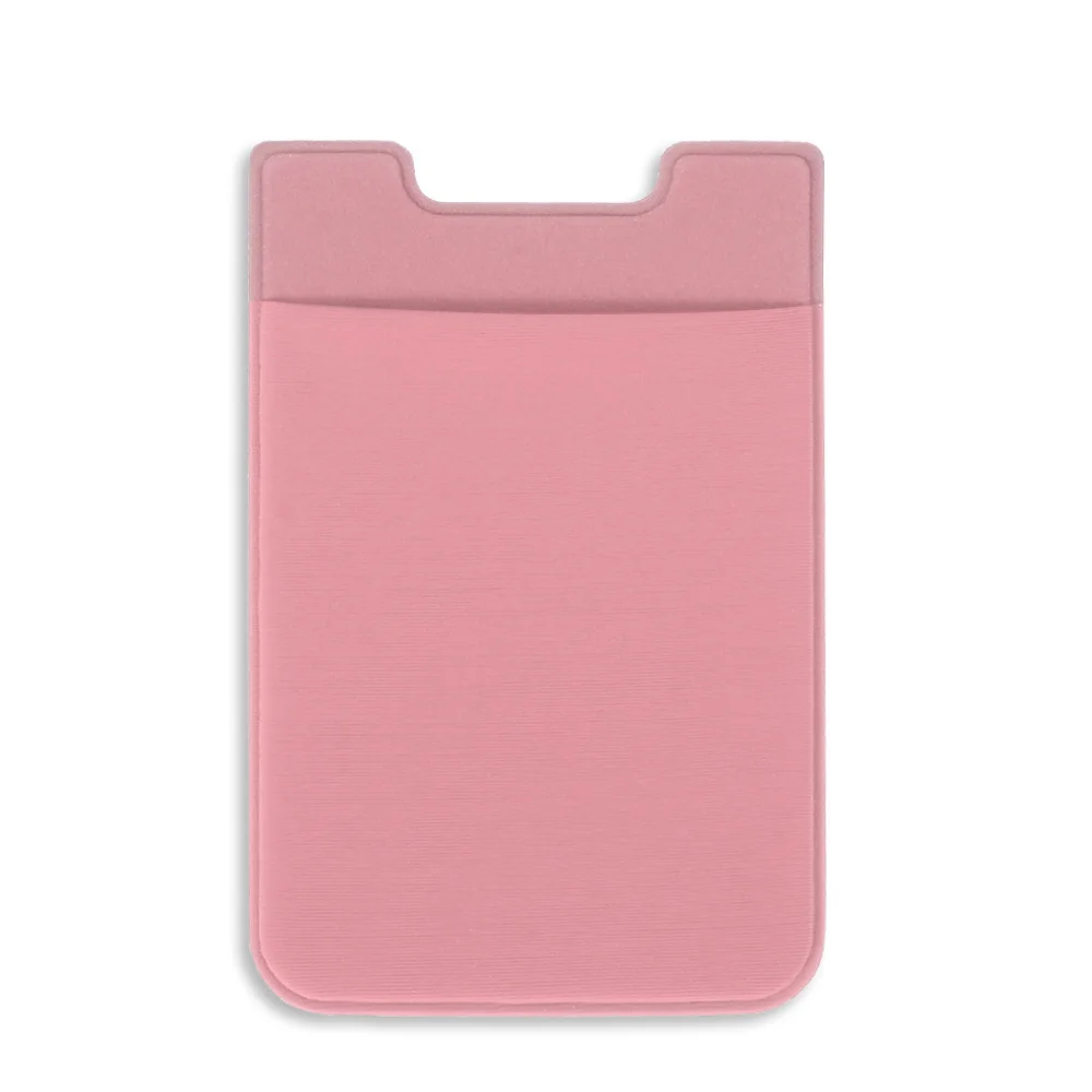 Style3-Pink Эластичный Чехол для мобильного телефона чехол-кошелек Кредитная карта ID держатель для карт клейкий карман Стикеры лайкра Карманный держатель для карт универсальный аксессуар для мобильного телефона - Цвет: Style3-Pink