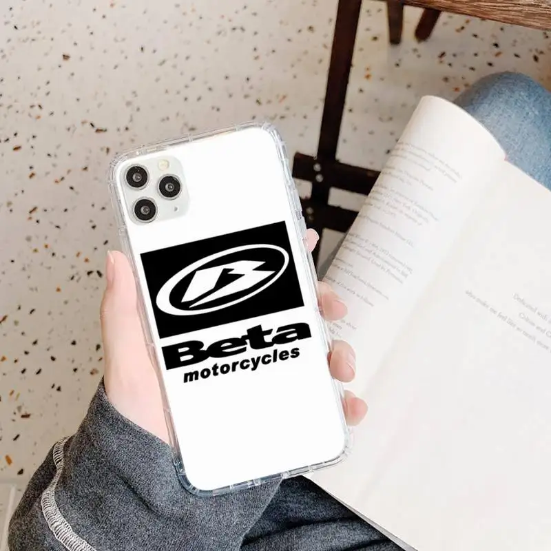 

BETA RACING GASGAS Phone Case Transparent for iPhone 11 12 mini pro XS MAX 8 7 6 6S Plus X 5S SE 2020 XR