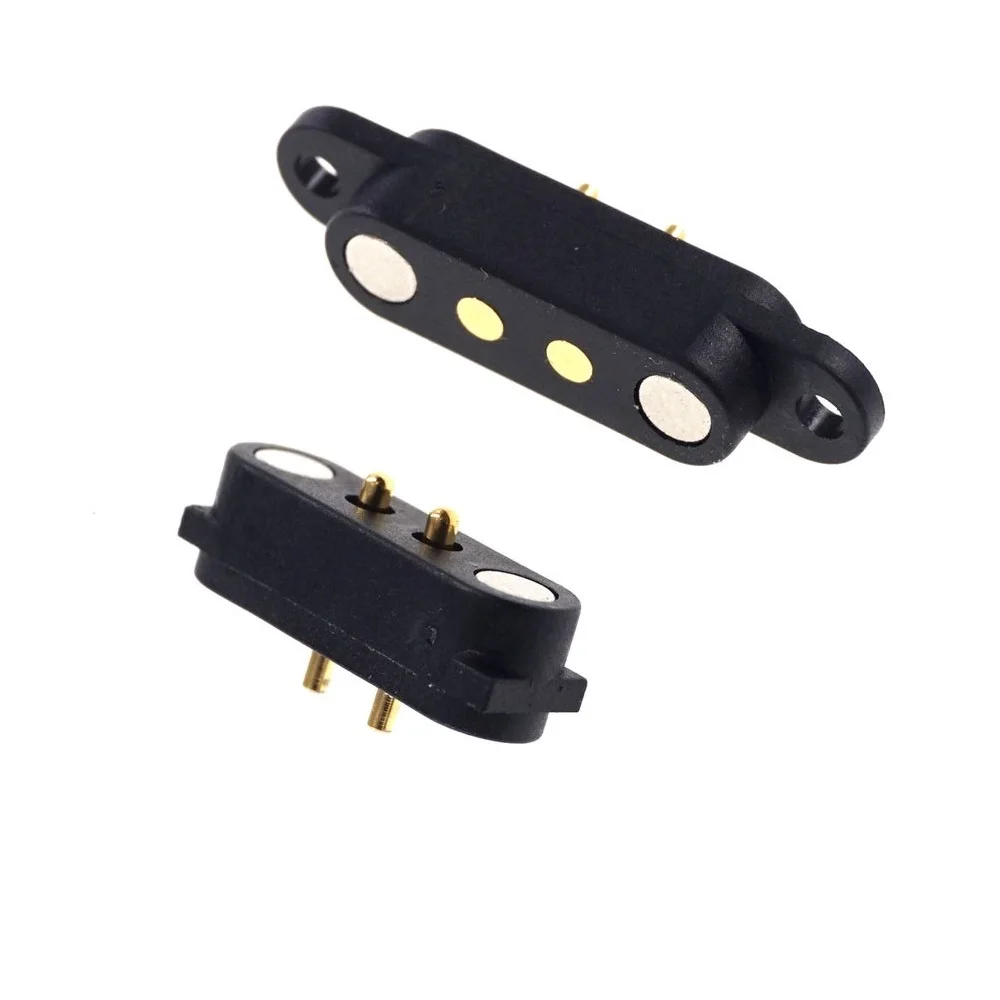 Подпружиненный штыревой разъем 2 пары штырька магнитный штырь 8 мм прямое