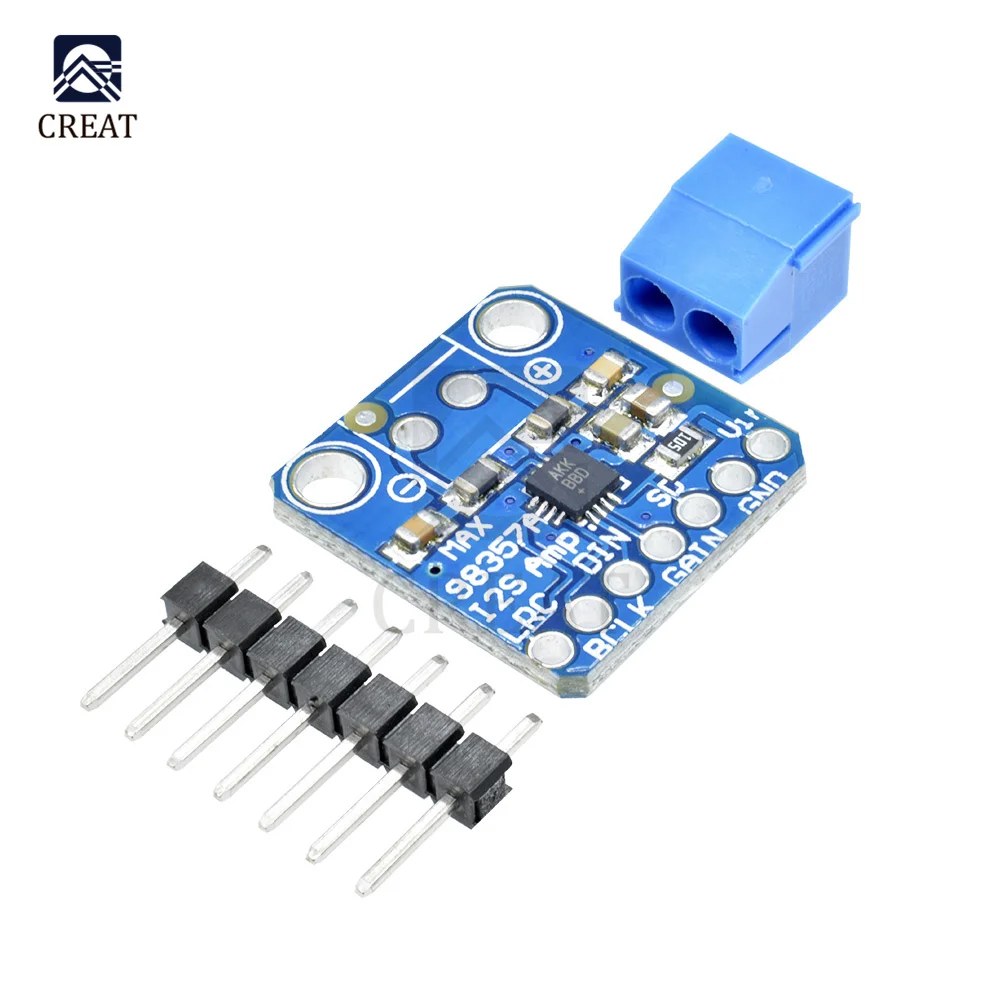 Плата модуля прерывания усилителя MAX08357 I2S Amp DAC 3 Вт класса D для Arduino Zero Raspberry Pi с