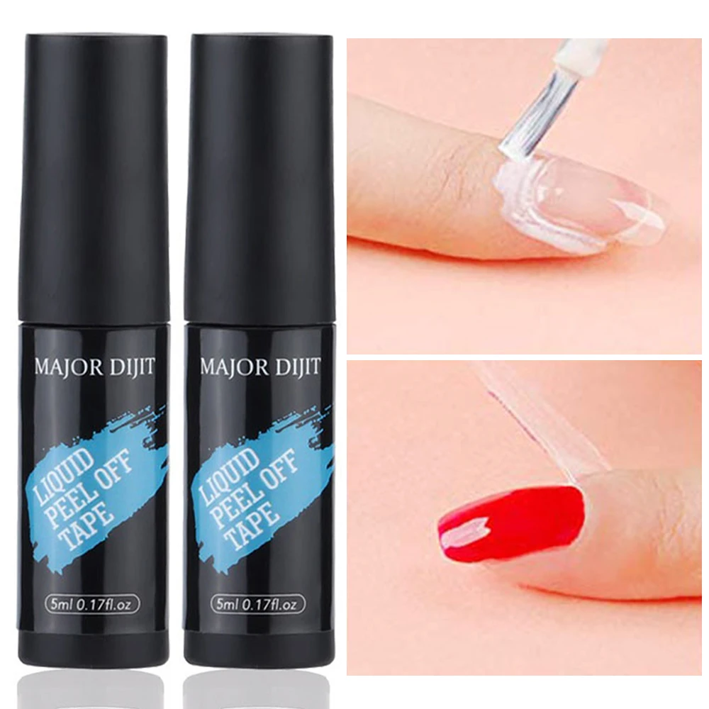 

5ML Liquid Nail Peel Off Tape Nail Gel Finger Cuticle Care Tool Manicure Skin Protect Glue Base Coat Latex Women Beauty DIY Art