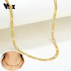 Цепочка Женская золотого цвета с кубинским плетением, 5 мм