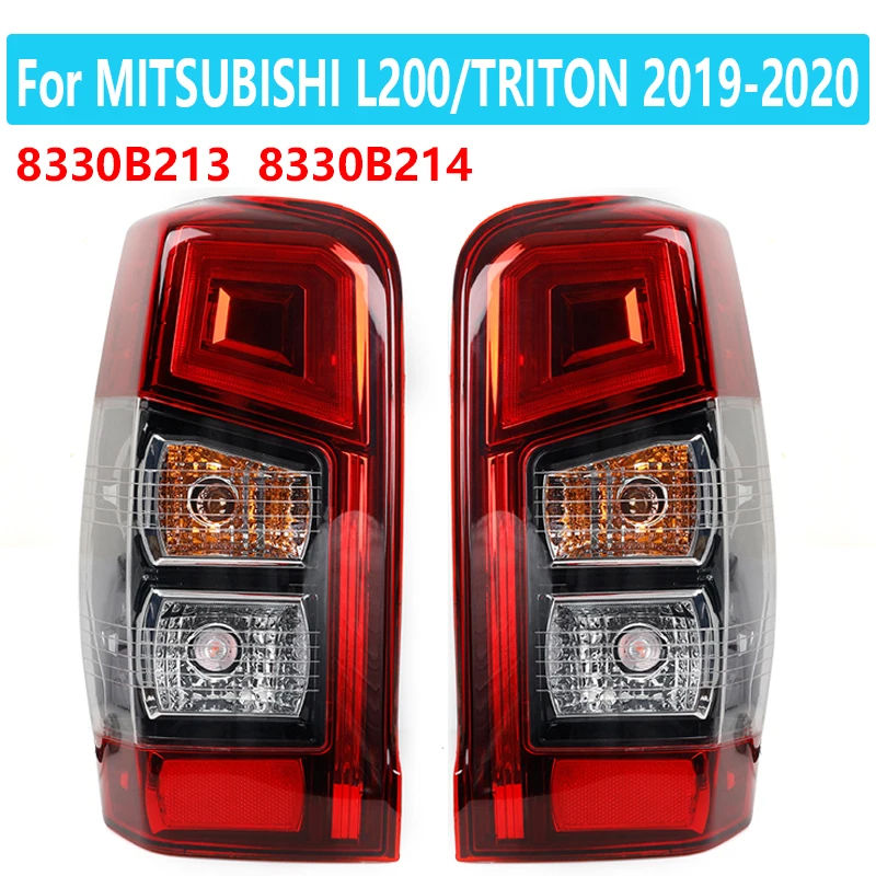 Links/Rechts Für Mitsubishi L200 Triton 2019-2020 Schwanz Licht Seite Bremse Hinten Umge Stopp Lampe Auto Zubehör schwanz Lampe Assy